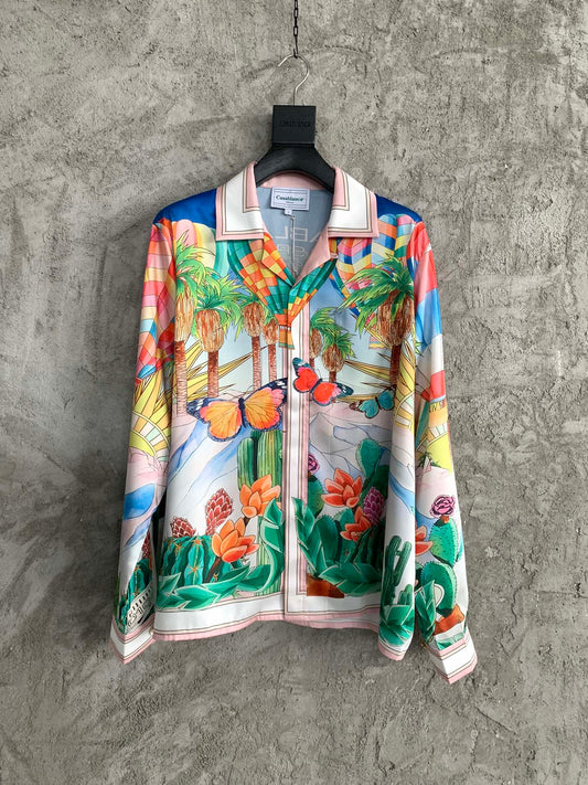 casablan silk shirt
