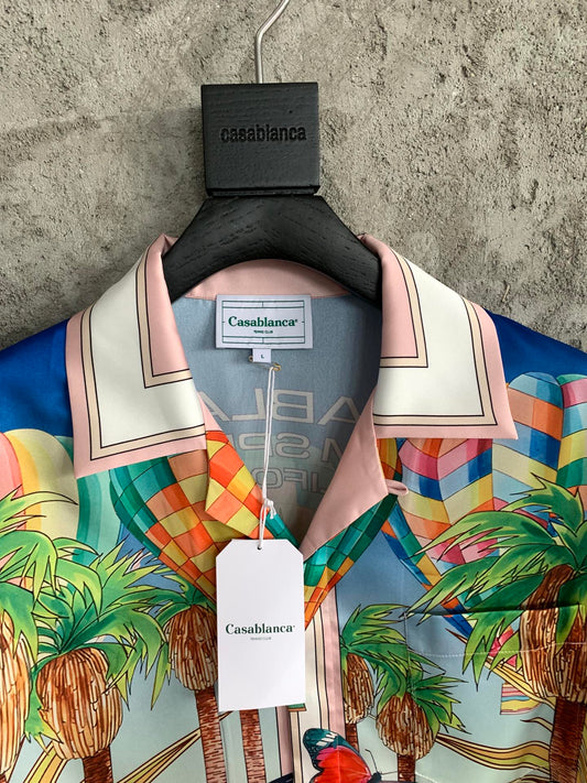 casablan silk shirt