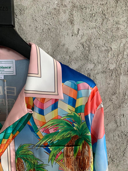 casablan silk shirt
