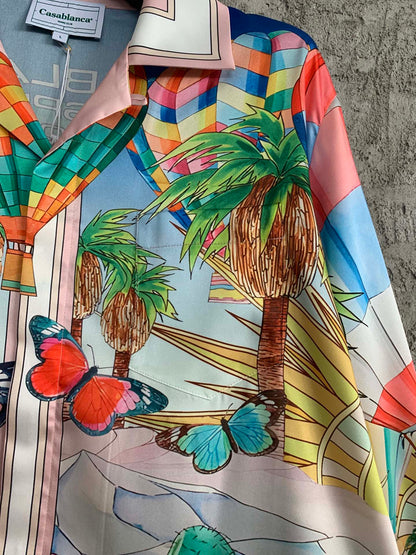 casablan silk shirt