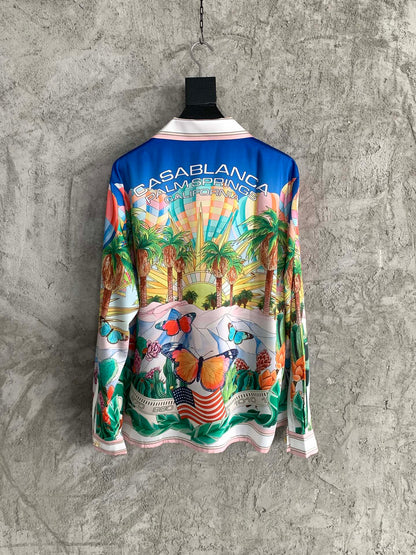 casablan silk shirt