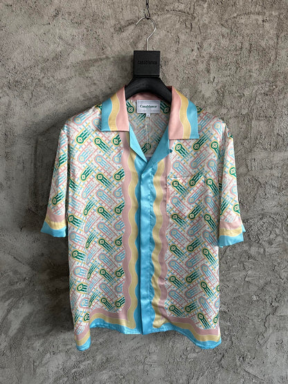 casabla silk shirt