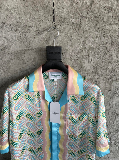 casabla silk shirt