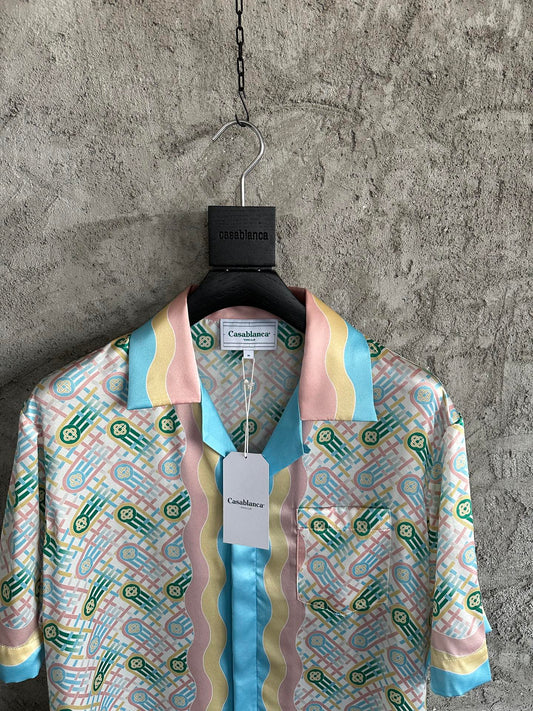 casabla silk shirt