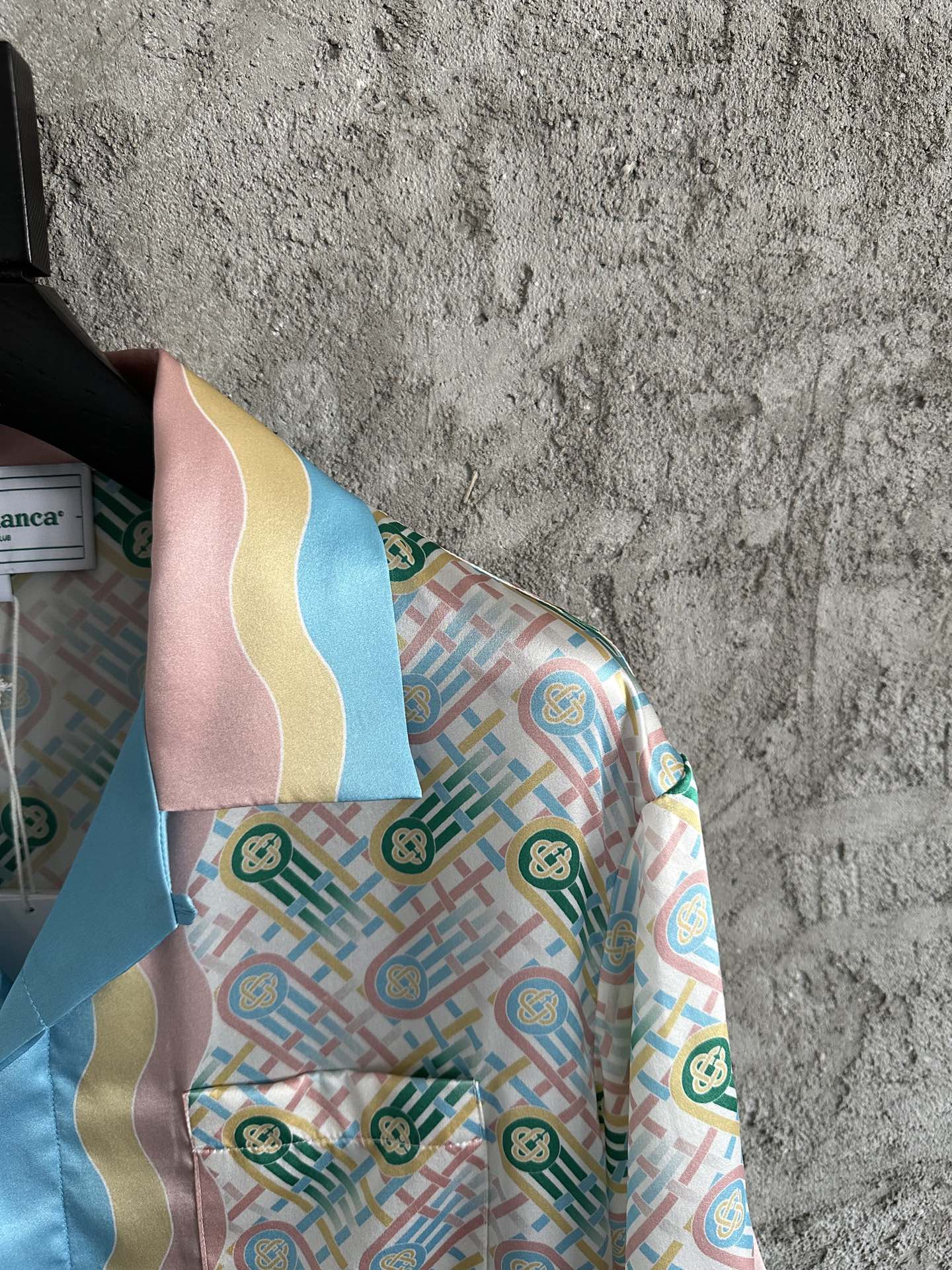 casabla silk shirt