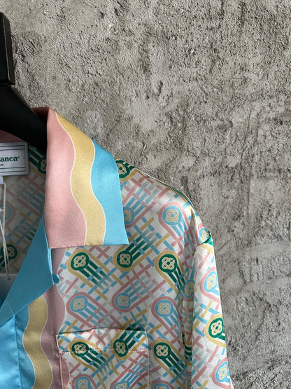 casabla silk shirt