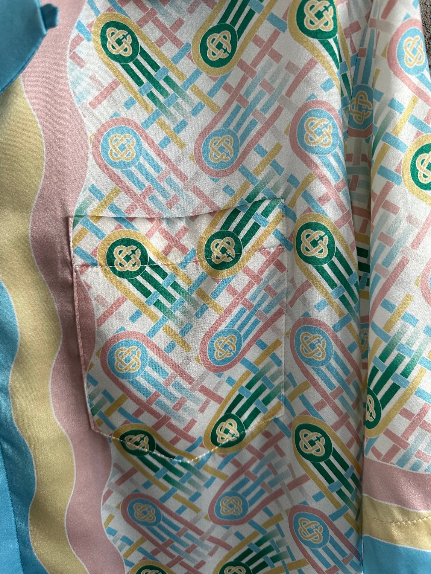 casabla silk shirt
