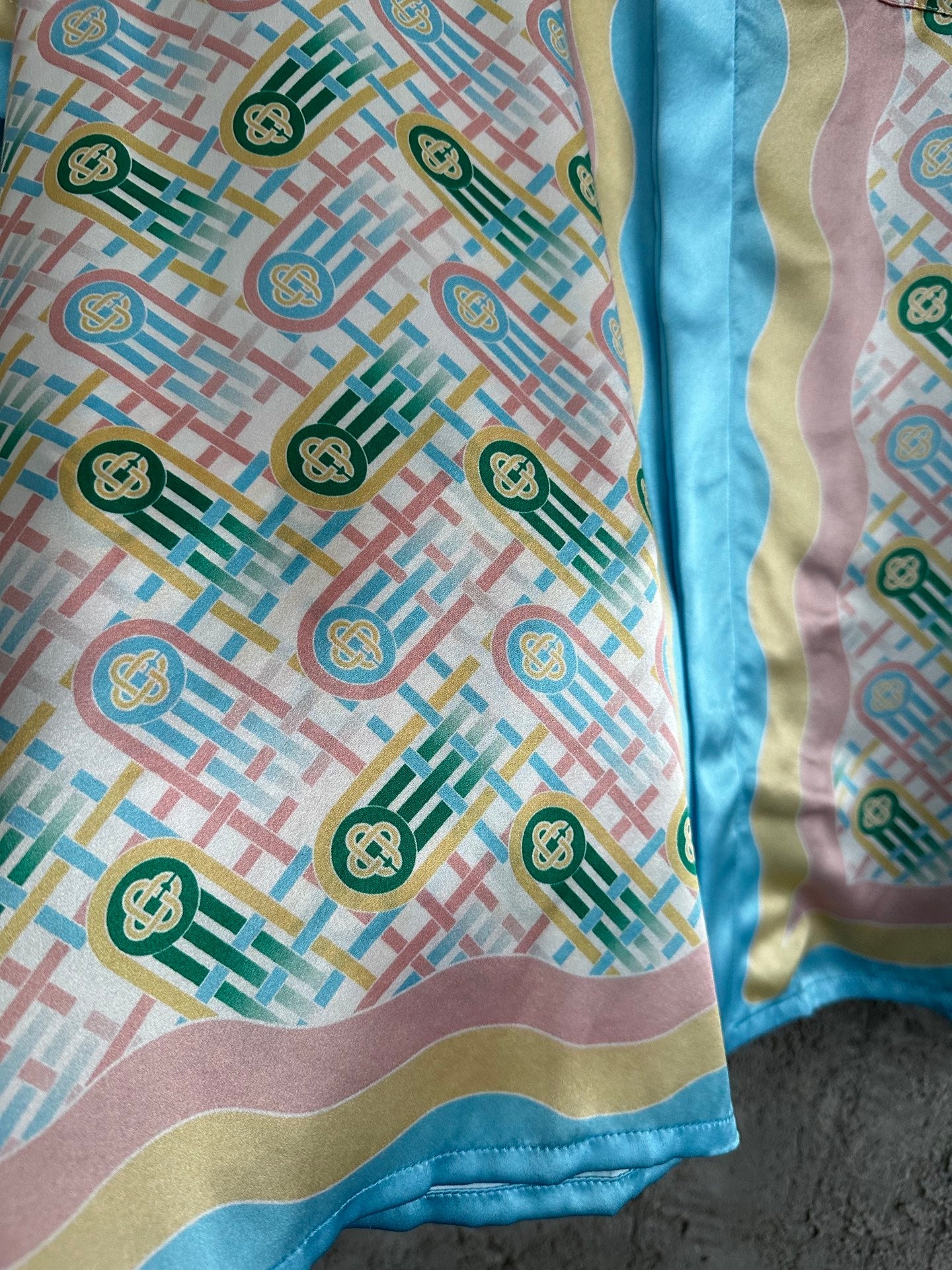 casabla silk shirt