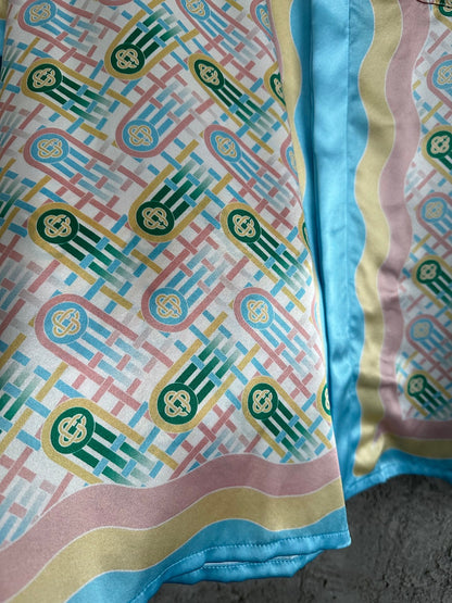 casabla silk shirt