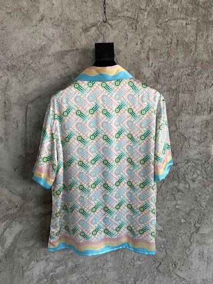casabla silk shirt