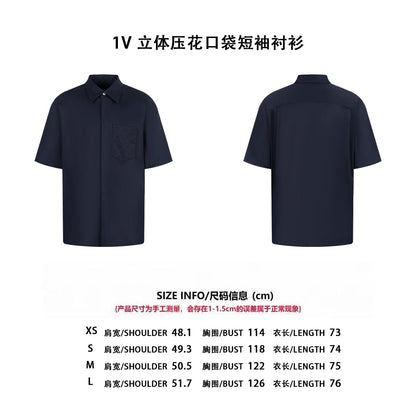 Louis 25ss embossed shirt