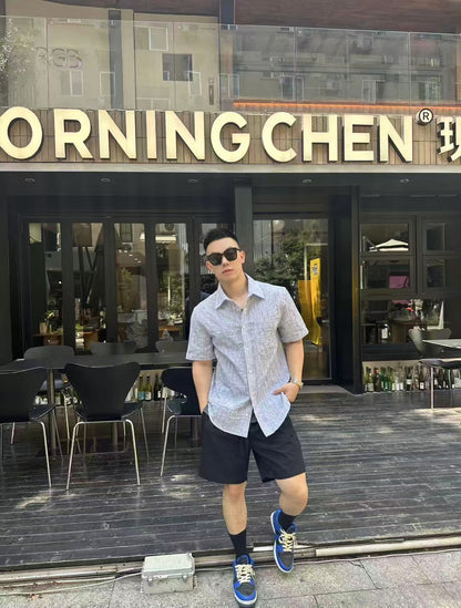 Loe 25ss jacquard shirt