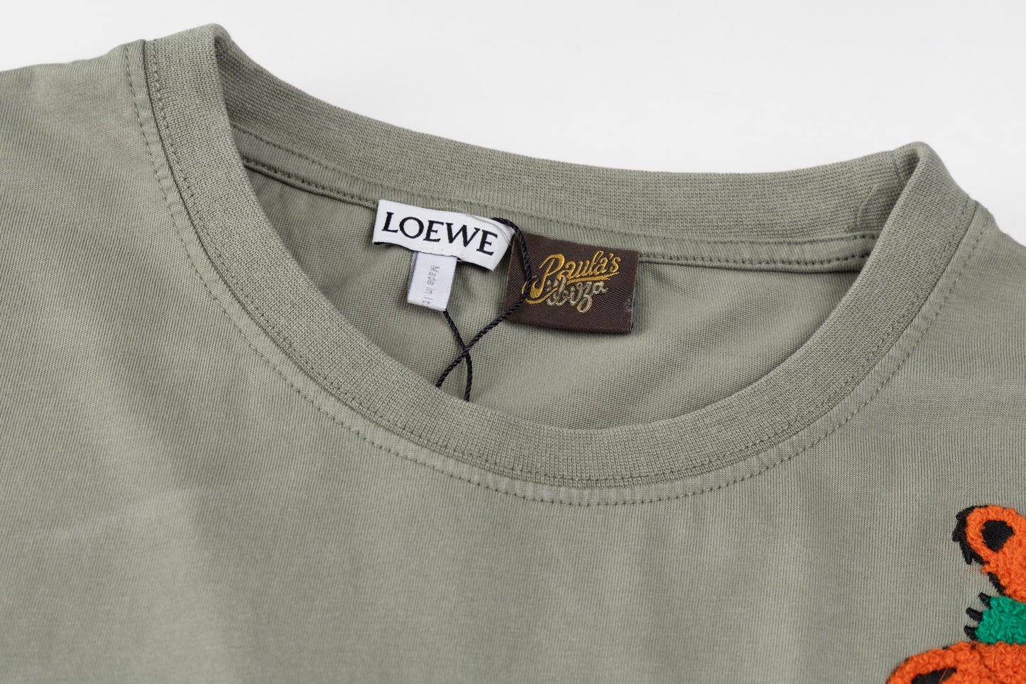 Loe 25ss embroidered t-shirt