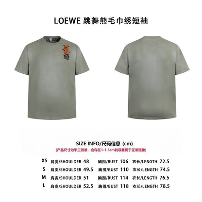 Loe 25ss embroidered t-shirt