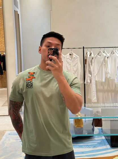 Loe 25ss embroidered t-shirt