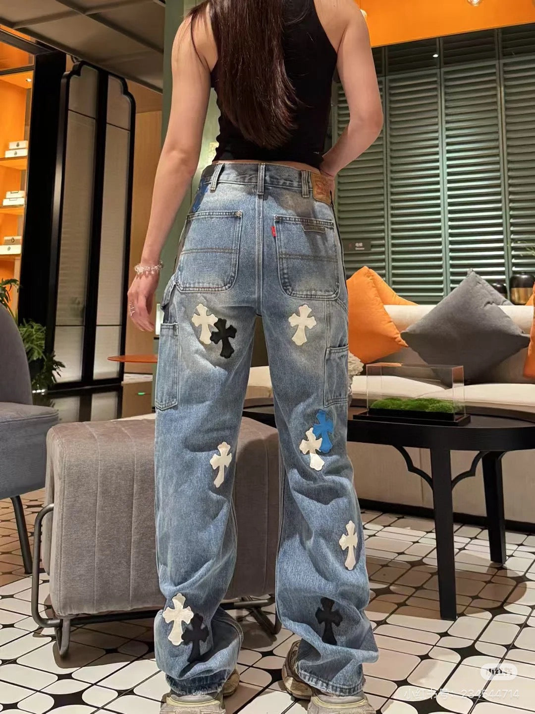 Chrome 25ss cargo jeans