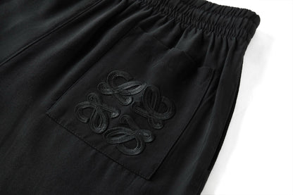Loe 25ss embroidered pants