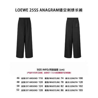 Loe 25ss embroidered pants