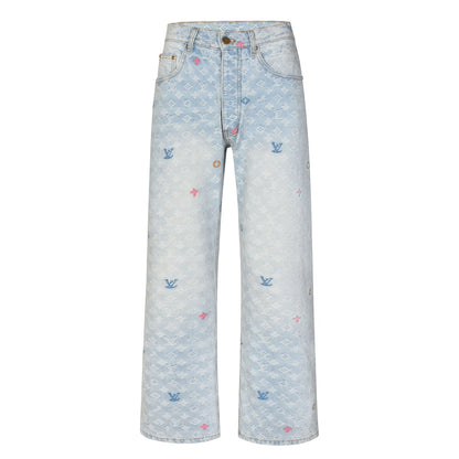 Louis x tyle jacquard jeans