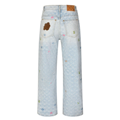 Louis x tyle jacquard jeans