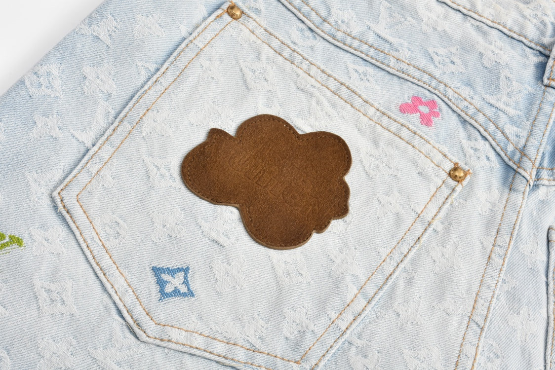 Louis x tyle jacquard jeans