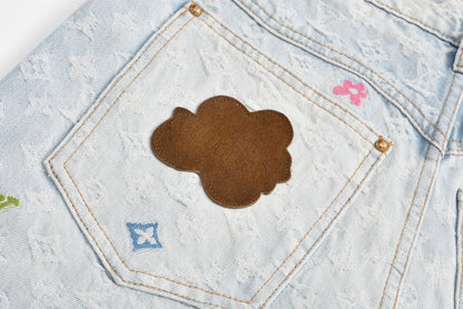 Louis x tyle jacquard jeans