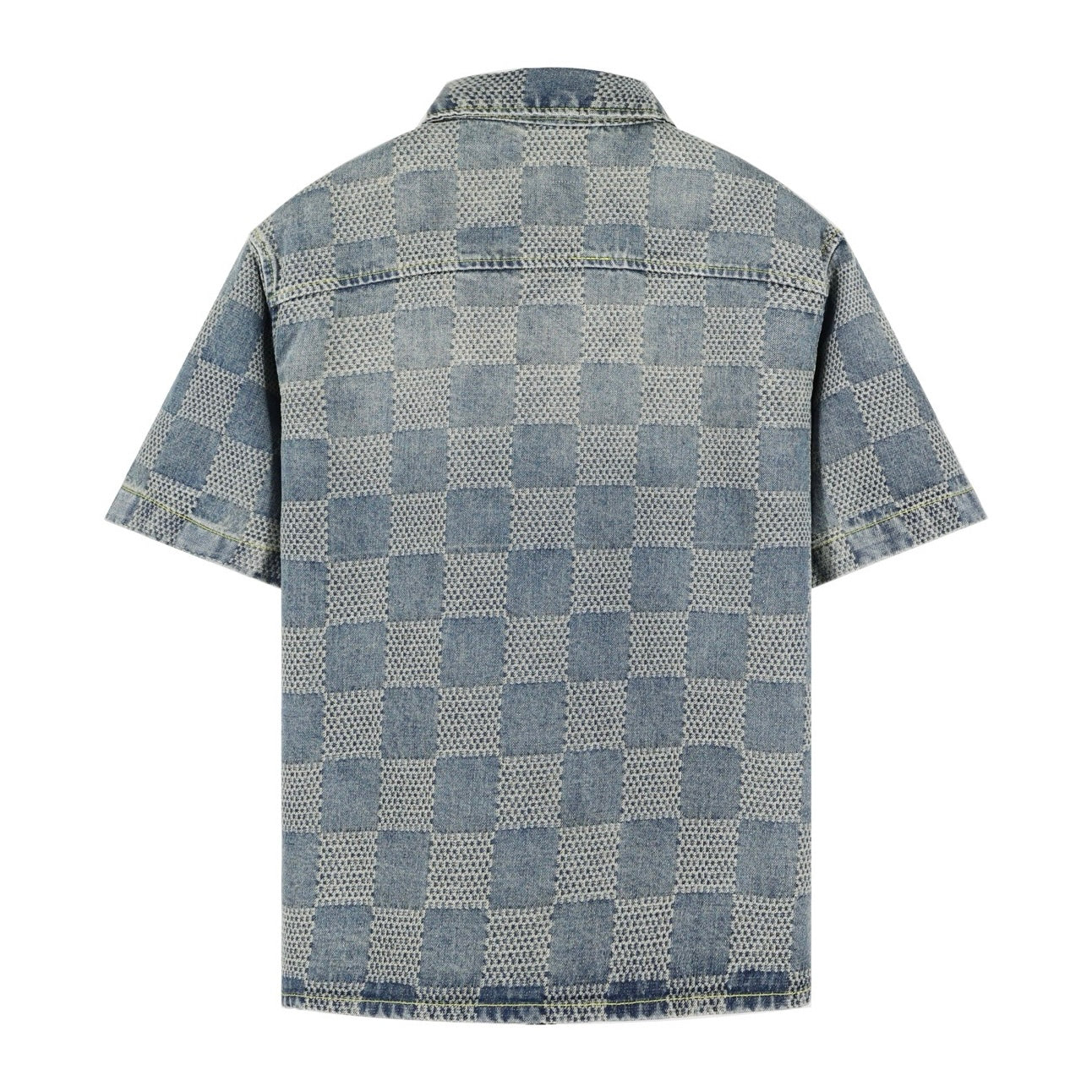 Louis 25ss jacquard denim shirt