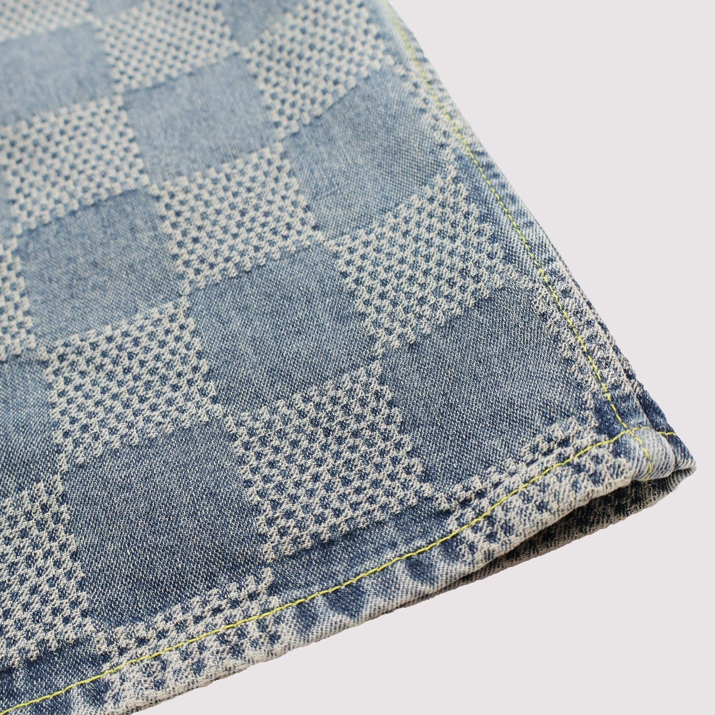 Louis 25ss jacquard denim shirt