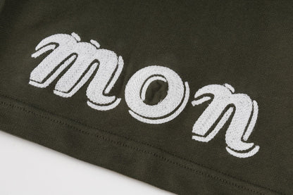 Monc 25ss embroidered short