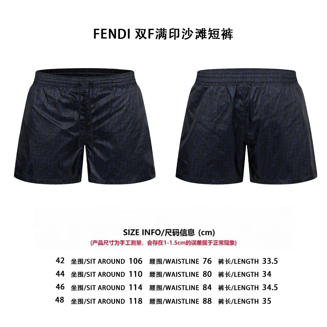 Fend 25ss print short