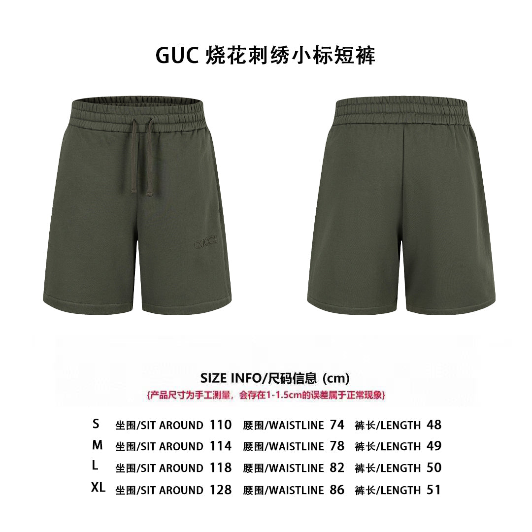 Guc 25ss embroidered short