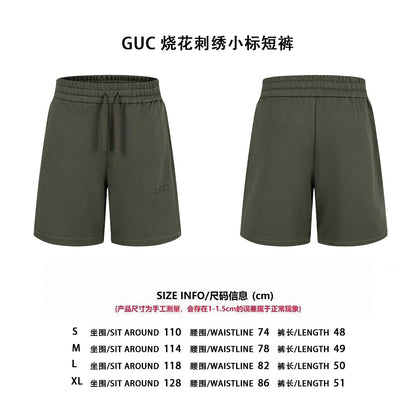 Guc 25ss embroidered short