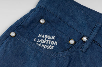 Louis 25ss embroidered short