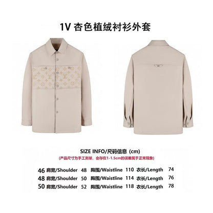 Louis flocking shirt jacket