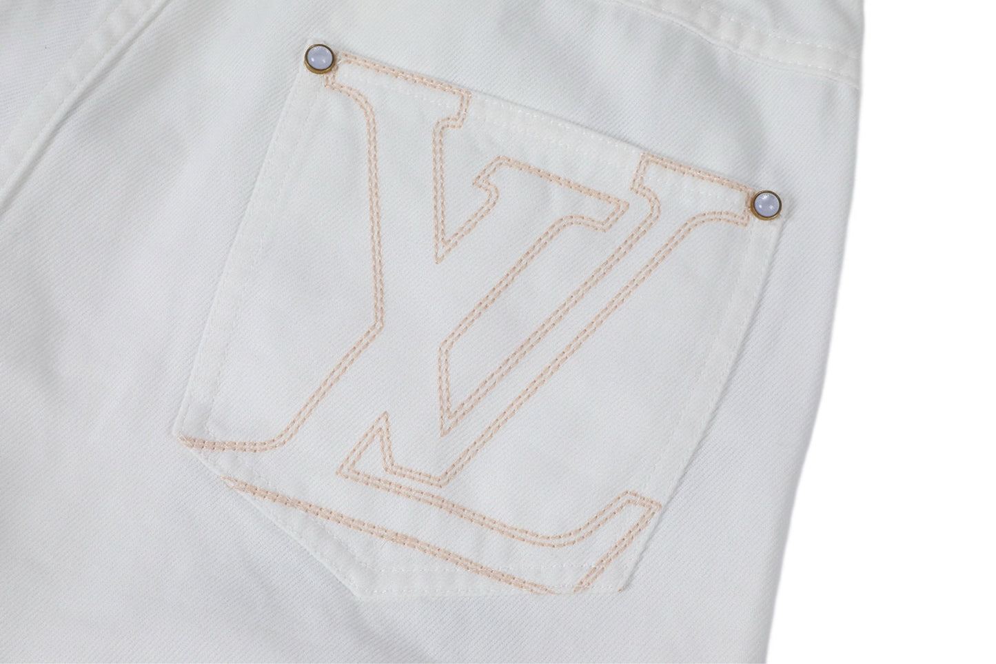 Louis 25ss embroidered jeans