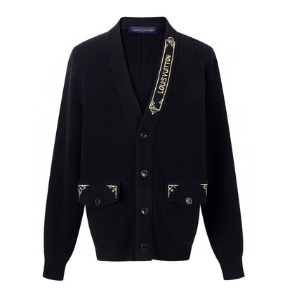 Louis 25ss embroidered cardigan