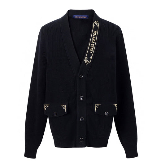 Louis 25ss embroidered cardigan