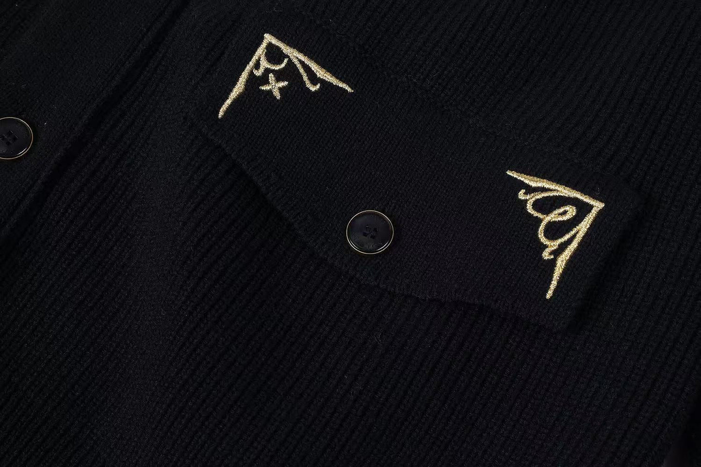 Louis 25ss embroidered cardigan