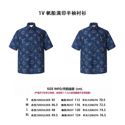Louis 25ss print shirt