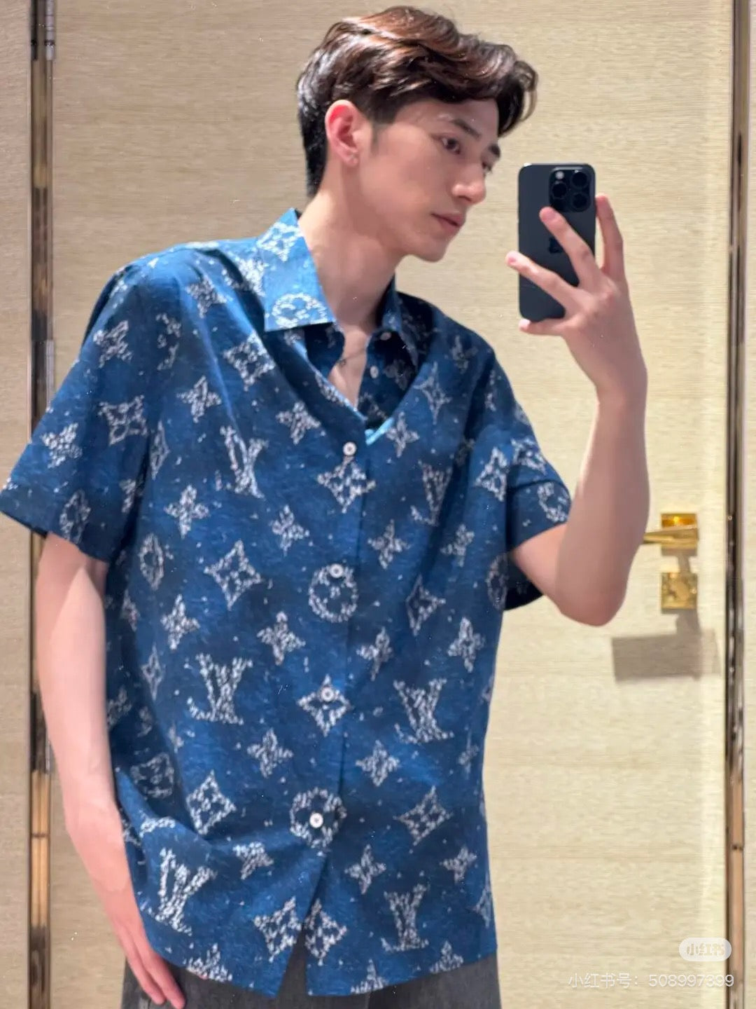 Louis 25ss print shirt