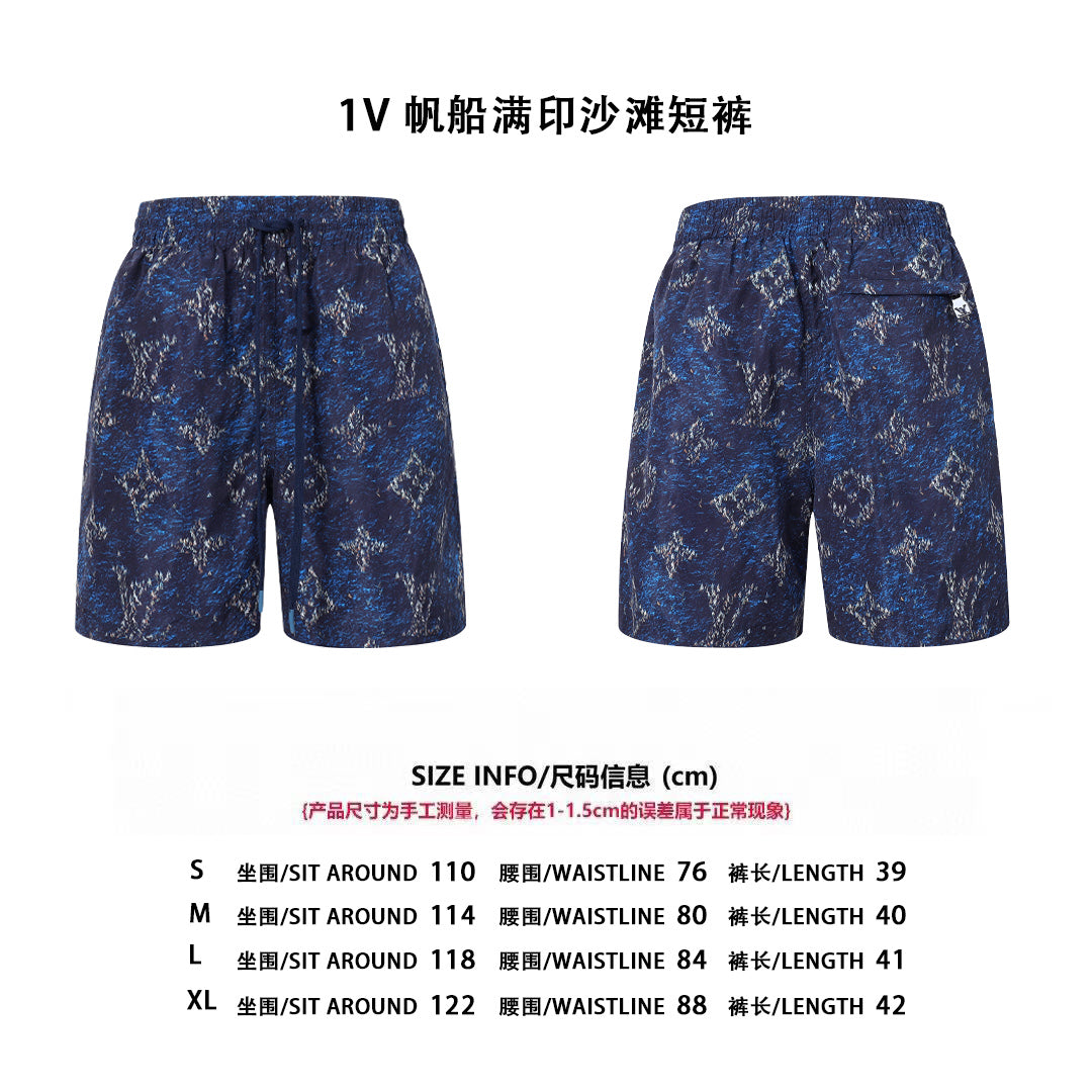 Louis 25ss print short