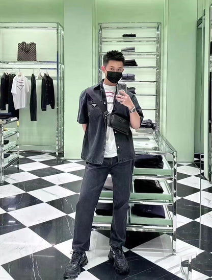 Pra 25ss denim shirt