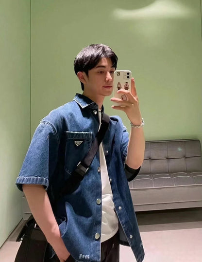 Pra 25ss denim shirt