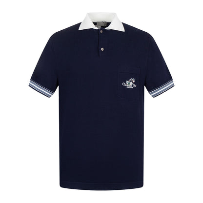 CD 25SS embroidered polo