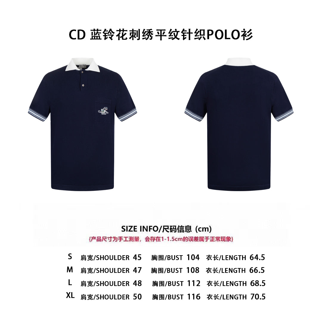 CD 25SS embroidered polo