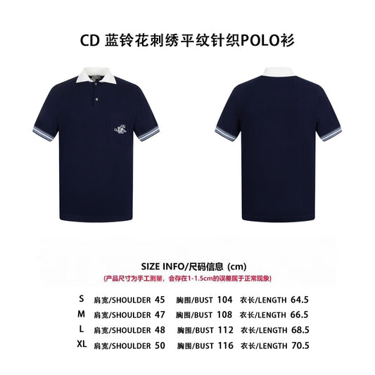 CD 25SS embroidered polo