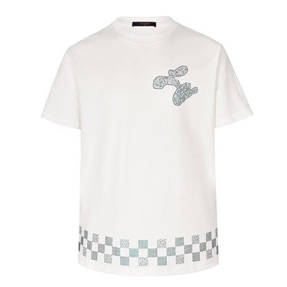 Louis 25fw rhinestone t-shirt