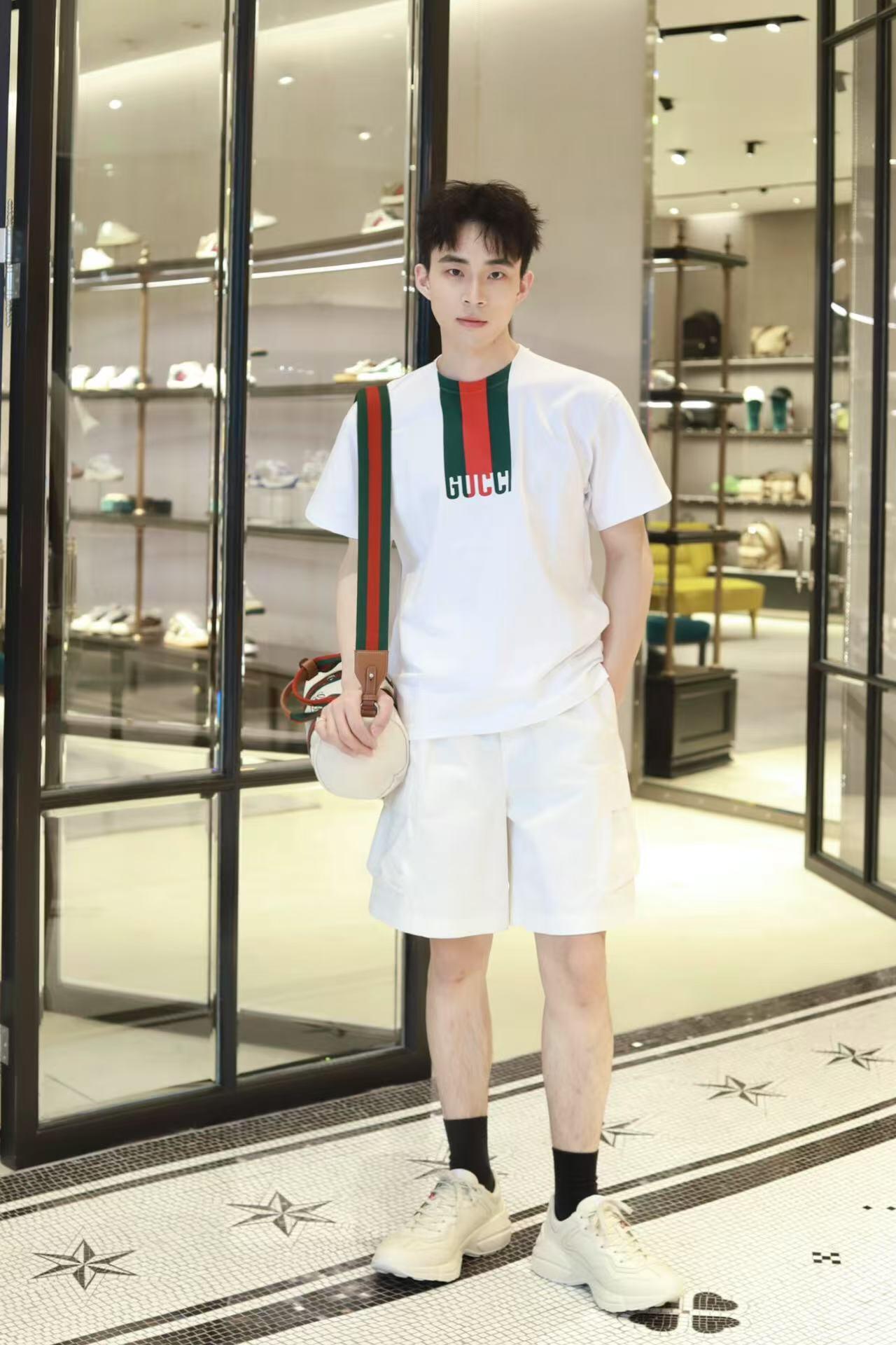 Guc 25ss print t-shirt