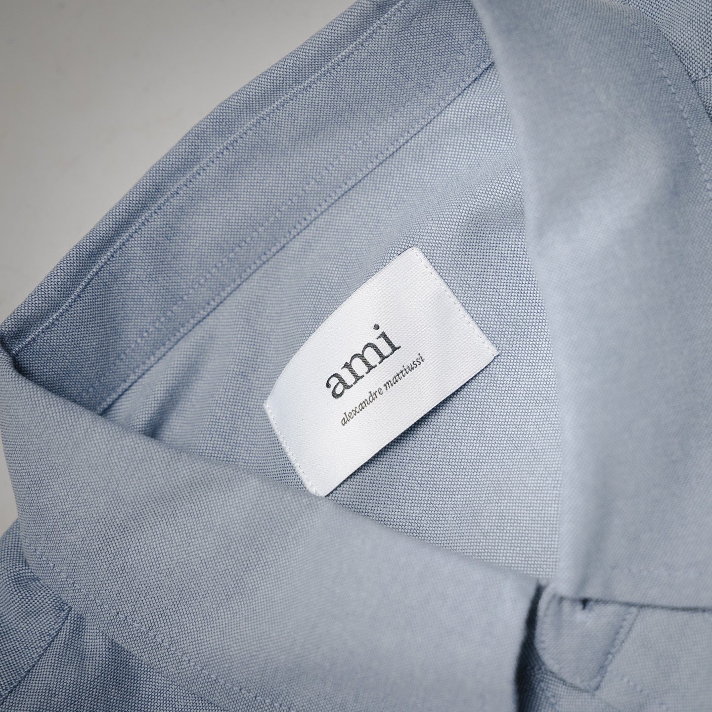 Ami 25ss embroidered shirt