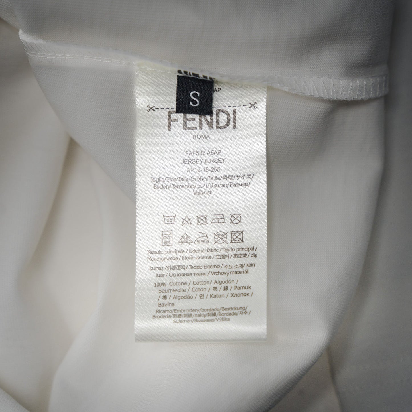 Fend 25ss print t-shirt